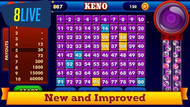 Quy tắc cơ bản trong chơi keno